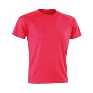 Spiro Mens Impact Aircool T-Shirt / Fluorescent Pink